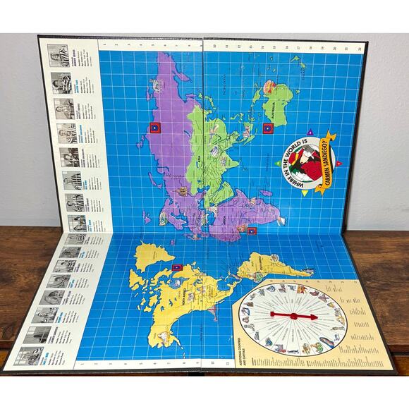 Vintage 1992 Where In the World Is Carmen San Diego? Geography Board Game- CIB - Picture 4 of 10
